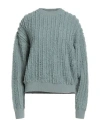 Alysi Woman Sweater Light Green Size M Wool