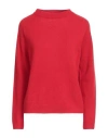 Alysi Woman Sweater Red Size Xs Merino Wool, Cashmere