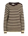 Alysi Woman Sweater Yellow Size M Acrylic, Alpaca Wool, Merino Wool