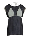 Alysi Woman Top Black Size 6 Cotton