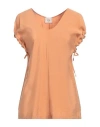 Alysi Woman Top Camel Size 8 Modal, Polyester In Beige