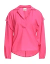 Alysi Woman Top Fuchsia Size 2 Virgin Wool, Elastane In Pink