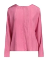 Alysi Woman Top Fuchsia Size 4 Silk In Pink