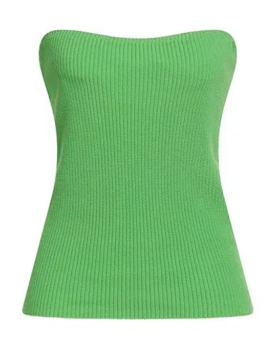 Alysi Woman Top Green Size M Cotton