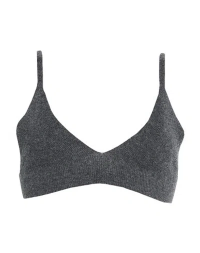 Alysi Woman Top Grey Size S Merino Wool, Cashmere In Gray
