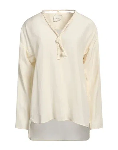 Alysi Woman Top Ivory Size 2 Silk In Neutral