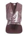 Alysi Woman Top Pastel Pink Size 6 Polyester In Pink