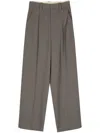 Alysi Wool Blend Wide-leg Trousers
