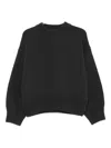 Alysi Crew Neck Long Sleeve Sweater In Gray