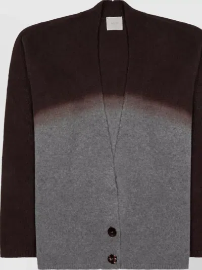 Alysi Wool Fitted Jacket In Brown