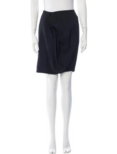 Pre-owned Alysi Wool Mini Skirt In Blue