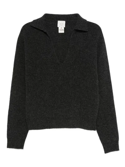 ALYSI ALYSI WOOL POLO SWEATER