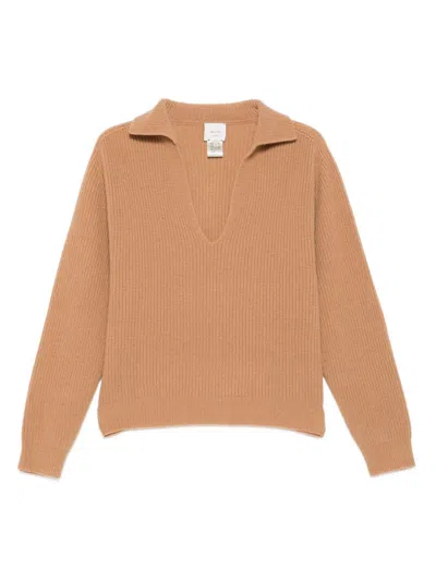 ALYSI WOOL POLO SWEATER