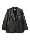 Alysi Wool Single-breasted Jacket In Black