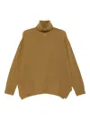 Alysi Cashmere Turtle-neck Jumper In Neutral