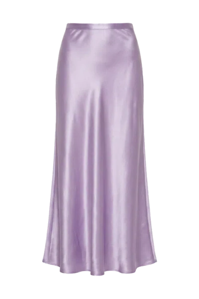 Alyson Eastman A-line Skirt In Purple