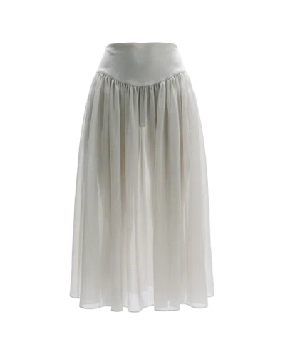 Alyson Eastman Capri Skirt In White