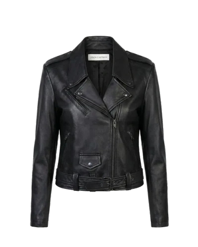Alyson Eastman Moto Jacket In Black