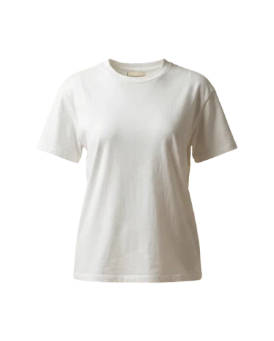 Alyson Eastman Vintage Style Tee In White