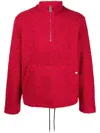 ALYX 1017 ALYX 9SM 1017  9SM BOUCLÉ HALF-ZIP SWEATSHIRT