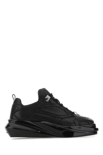 Alyx 1017  9sm Black Leather Hiking Sneakers