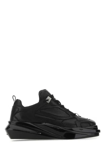 Alyx 1017  9sm Black Leather Hiking Sneakers
