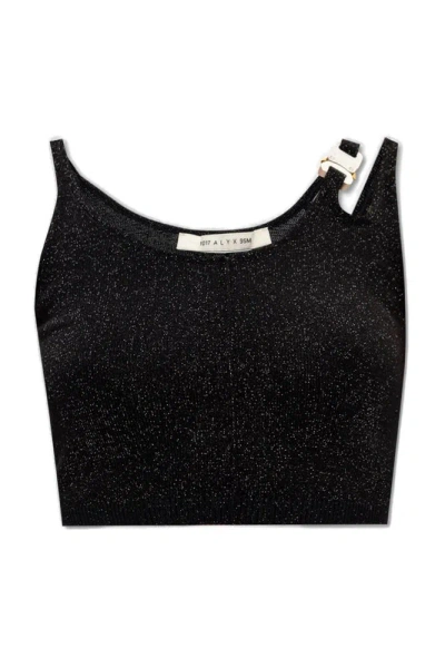 Alyx 1017  9sm Buckle Detailed Cropped Top In Black