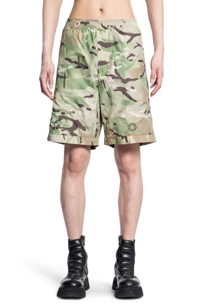 Alyx 1017  9sm Camouflage Printed Bermuda Shorts In Multi