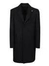 Alyx Wool Blend Coat In Black