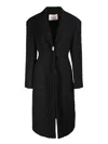 Alyx Bouclé-effect Hardware-detail Coat In Black