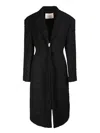 Alyx Bouclé-effect Hardware-detail Coat In Black
