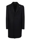 Alyx Wool Blend Coat In Black