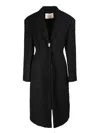 Alyx Bouclé-effect Hardware-detail Coat In Black