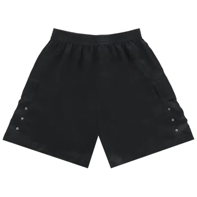 Pre-owned Alyx 1017  9sm Cupro Cargo Shorts 'washed Black'