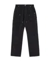 Alyx 1017  9sm Destroyed Carpenter Mid-rise Jeans In Black