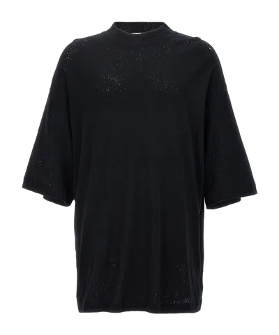 Alyx 1017  9sm Distressed Oversized T-shirt In Black