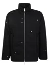 Alyx Black Fleece Down Jacket With Buttons In Black