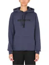 Alyx Relaxed-fit Hoodie With Drawstring Hood In Blue