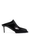 Alyx Black Leather Mules In Black