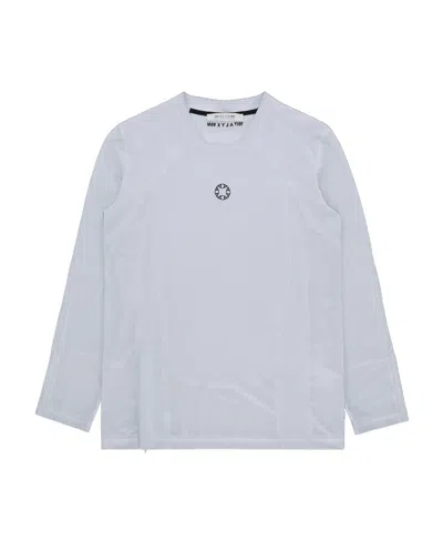 Alyx 1017  9sm Logo Embroidered Crewneck T-shirt In White