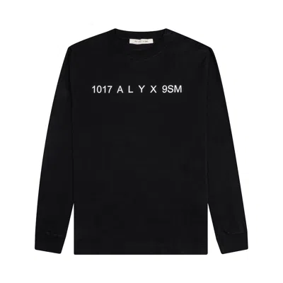 Pre-owned Alyx 1017  9sm Logo Long-sleeve Tee 'black' | Men's Size Xl