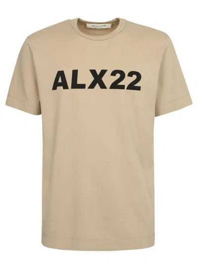 Alyx Mens Beige Cotton T-shirt In Multi-colored