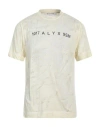 Alyx 1017  9sm Man T-shirt Beige Size L Cotton, Polyester In Beige