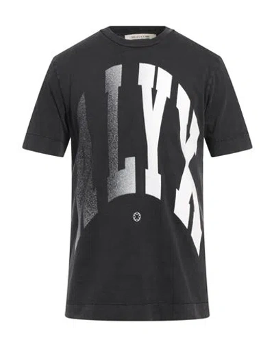 Alyx Logo Print Cotton Jersey S/s T-shirt In Black