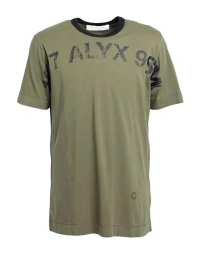 Alyx 1017  9sm Man T-shirt Military Green Size M Cotton