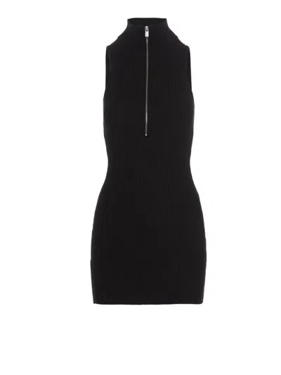Alyx Ribbed Knit Dress In Black
