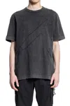Alyx Intarsia-appliqué Cotton T-shirt In Black