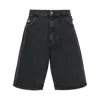 Alyx Distressed Carpenter Shorts Washed In Black