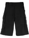 Alyx High-waisted Cargo Shorts In Black