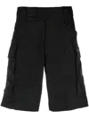 Alyx High-waisted Cargo Shorts In Black